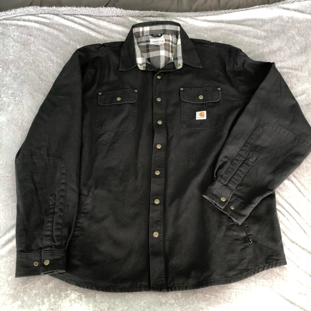 Carhartt Canvas Long Sleeve Shirt/Jacket(XXL Tall)
